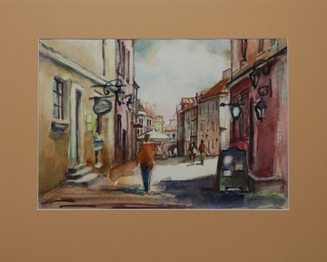 Lublin   AKWARELA 40x50 cm