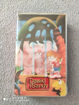 Kaseta vhs bajki Dawid i Sandy 