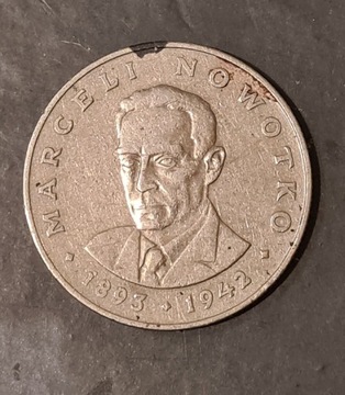 Moneta 20 zł Nowotko 1976 rocznik