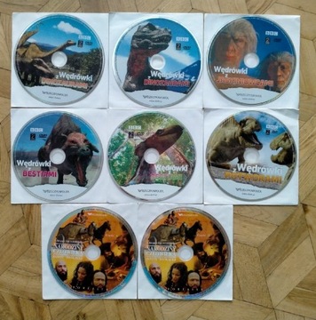 8 dvd tematyka - prehistoria. 