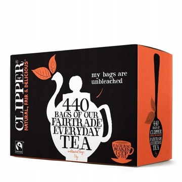 Clipper Fairtrade Everyday One Cup Tea 440szt z UK