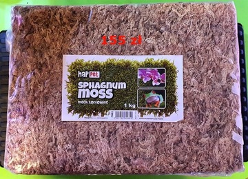 Sphagnum moss - torfowiec - 1000 gram