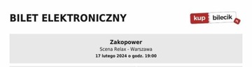 Bilety na koncert Zakopower 17.02.2024