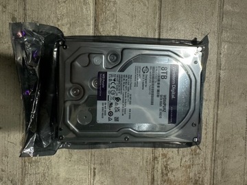 NOWY DYSK WD PURPLE 8TB PURZ 3,5'' 5640RPM 128MB 