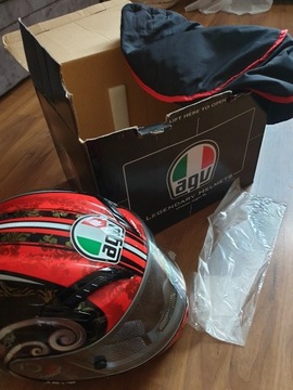 AGV GRID Stigma BLACK RED M