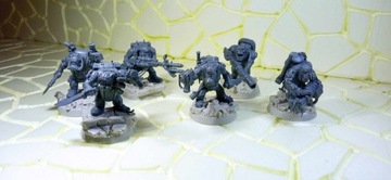 ORK KILL TEAM 40k, 6 modeli na ładnych podstawkach