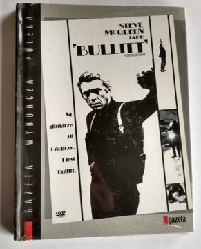 DVD Bullitt Steve McQueen kolekcja gazety Folia