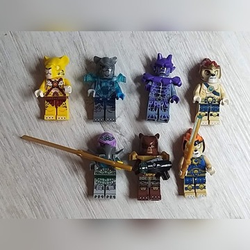 Komplet 7 figurek LEGO CHIMA stan bdb