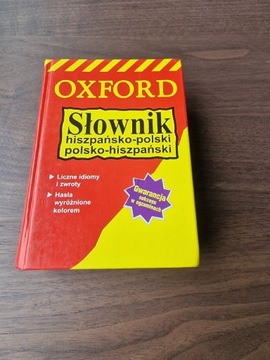 Słowniki Hiszpański Oxford Angielski Kościuszko