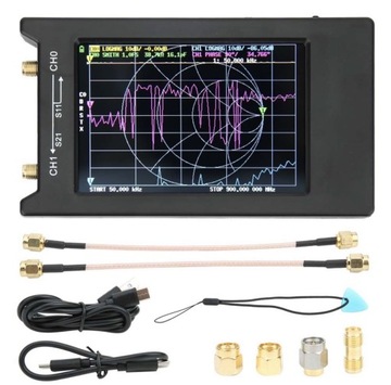 NanoVNA H analizator antenowy 10KHz~1.5GHz