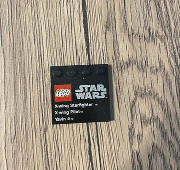 Lego Star Wars płytka 4x4 x-wing starfighter