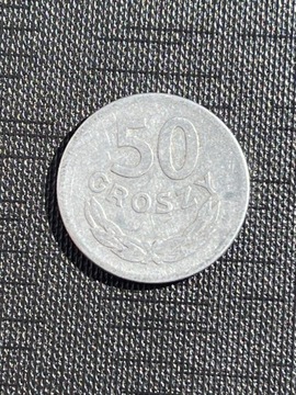 Moneta numizmatyka 50 gr groszy 1957