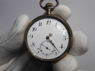 Stary zegarek kieszonkowy  koperta ze srebra  !