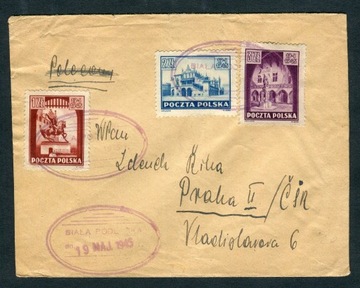 1945 Biała Podlaska stempel prowizoryczny