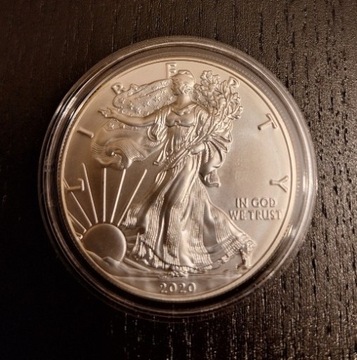 Amerykański Orzeł 2020 1 oz srebrna moneta