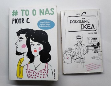 # to o nas, pokolenie Ikea Piotr C. zestaw dwie książki