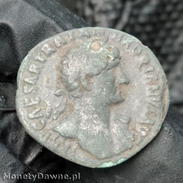 denar limesowy II - III w., Hadrian