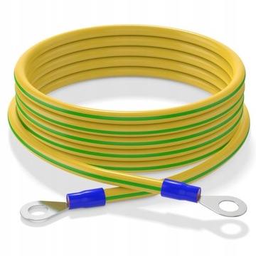Przewód kabel linka LGY 16mm2 żółto-zielony 100m