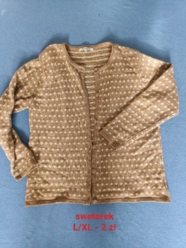 Sweterek L/XL miodowy