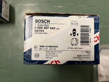 BOSCH SZCZĘKI HAMULCOWE 0 986 487 543