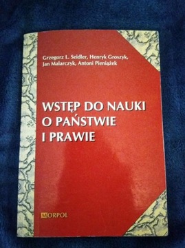 Wstęp do nauki o państwie i prawie G. L.Seidler