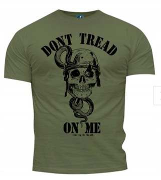 Koszulka Logo khaki oliwkowa zieleń wojsko straż