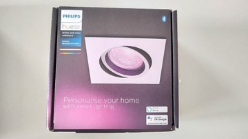 PHILIPS HUE biała oprawa podtynkowa - bez żarówki