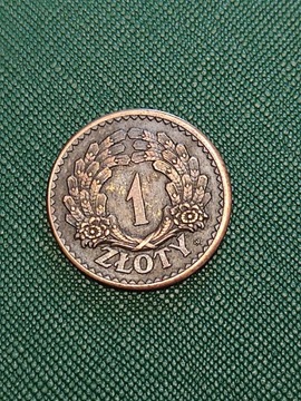 1 złoty 1928 złotówka moneta Polska wykopki monet