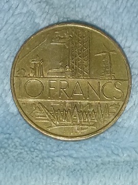 Kolekcjonerska moneta 10 franków francuskich