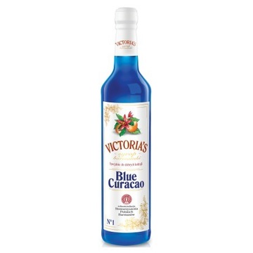Syrop barmański BLUE CURACAO 490 ml - Krosno