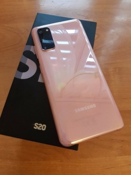 Samsung S20 różowy
