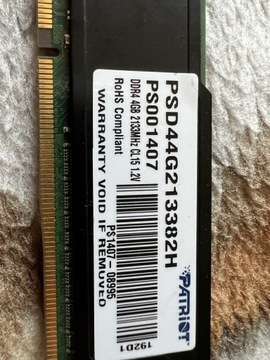 DDR 4 4GB Patriot