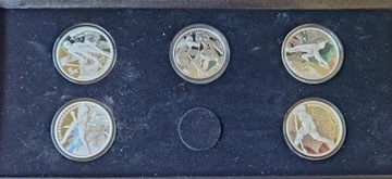 Oficjalne srebrne monety XXIV ZIO Pekin 2022