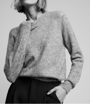 Sweter Zara 38 M wełna alpaka 