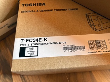 Nowy, oryginalny toner TOSHIBA T-FC34E-K (czarny)