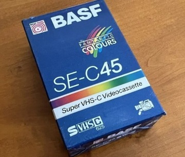Kaseta VHS SE-C45 oryginał 