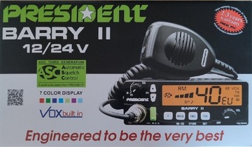 Radio cb President Barry 2 12/24V