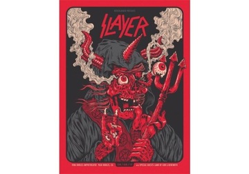 Slayer Paso Robles, California 2017 plakat 