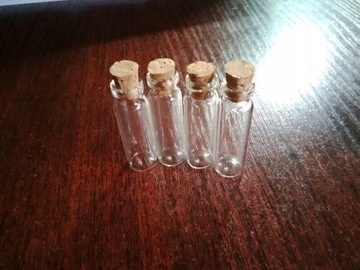 Buteleczka szklana 2,5 ml 12 x 40 mm z korkiem