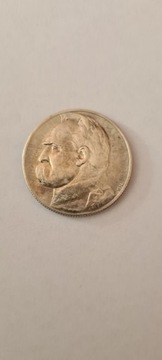Moneta 5 zł Józef Piłsudski 1934 r