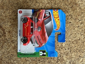 Hot Wheels Fiat 500 e elektryczny czerwony