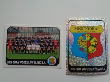 Odra Wodzisław 2008/2009 naklejki Panini 