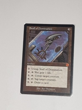 Mtg Staffbof Domination retro