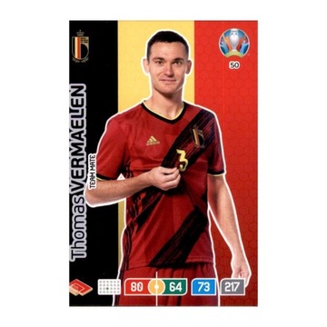 UEFA EURO 2020 Team Mate Thomas Vermaelen 50 Karta