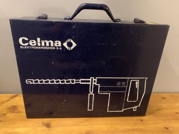 Duża metalowa walizka na młotowiertarkę CELMA