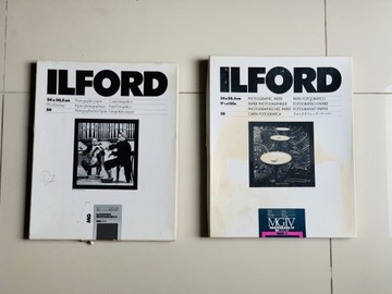 Papier fotograficzny Ilford Multigrade II i IV RC Deluxe (glossy) 24x30,5cm