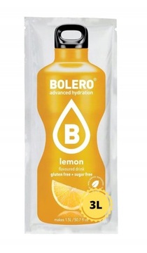 Bolero, napój bez cukru,fit drink, lemon/cytryna