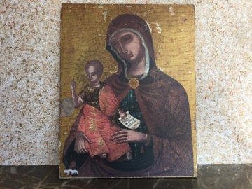 Ikona 1962 rok Maryja z Dzięciatkiem Jezus A32