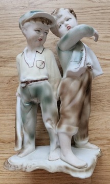 Figurka Porcelanowa Chłopcy Porcelana 