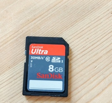 Sandisk Ultra 8gb Karta pamięci 30MB/s